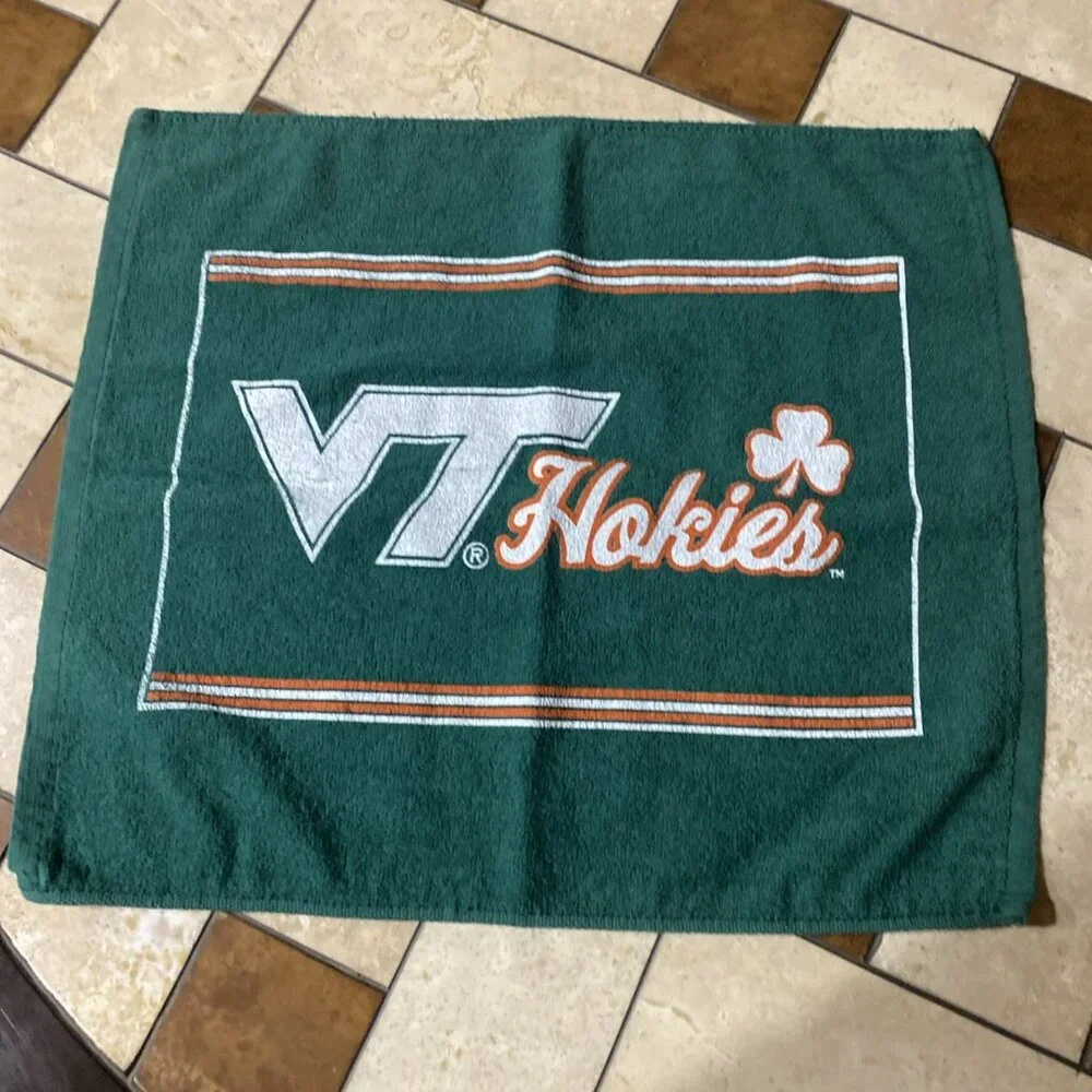 Virginia Tech Hokies Green Rally Towel 14.5